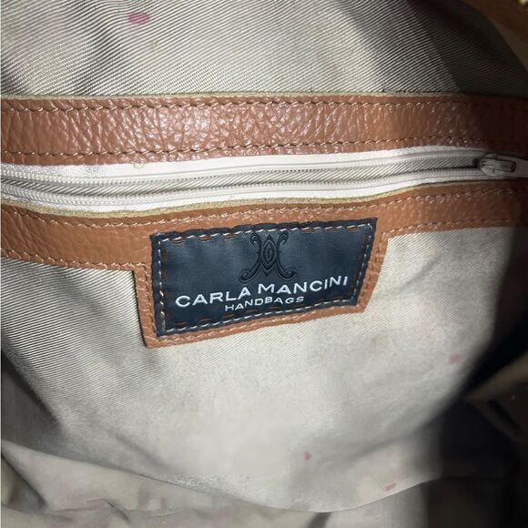 Carla Mancini Carmel camel brown tassel bag - Picture 4 of 15